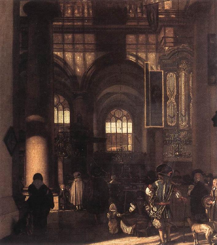 WITTE, Emanuel de Interior of a Church oil painting picture